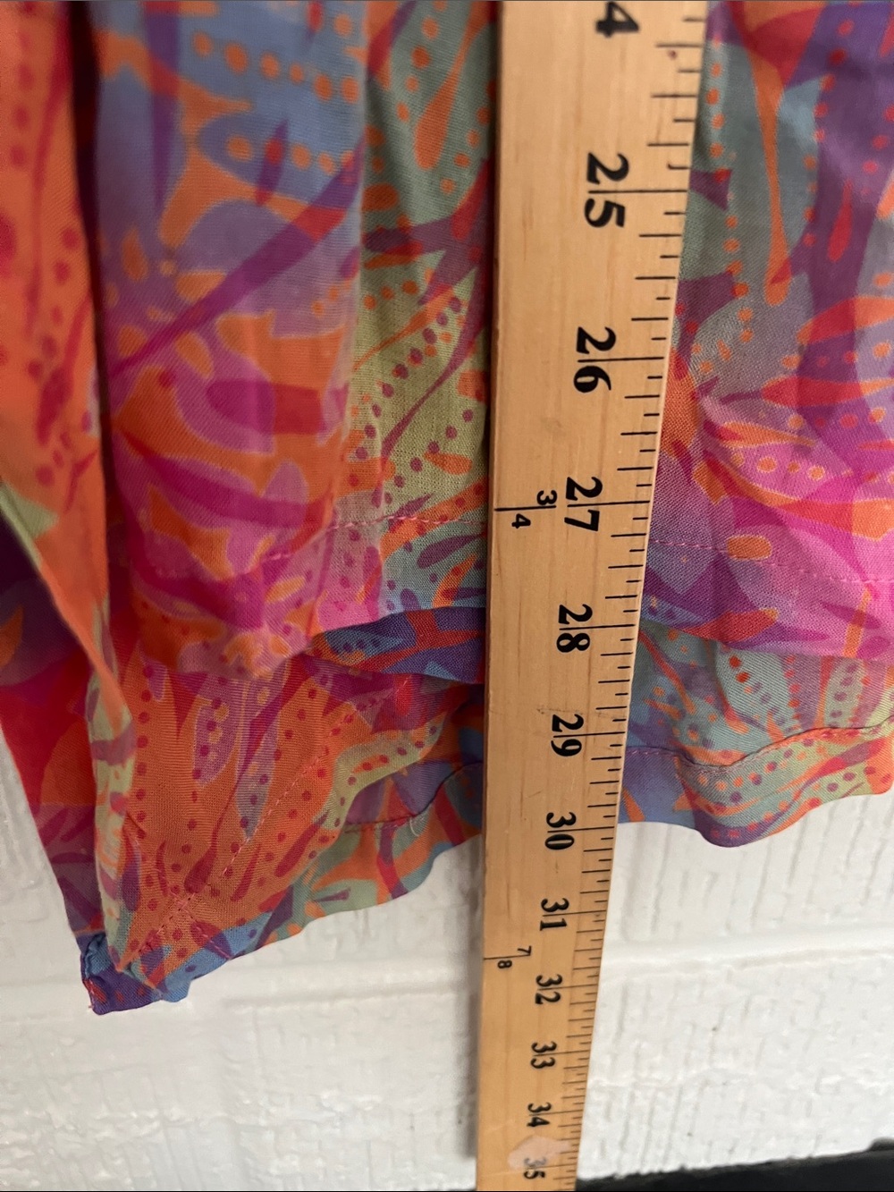 Blue Ginger Vibrant Floral V-Neck Tunic Top Coverlet Swim 2XL - Picture 6 of 7
